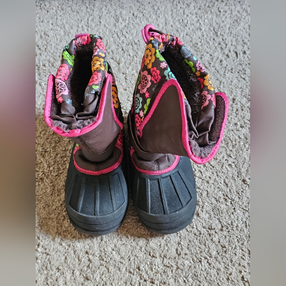 Girls Rain Boots - Athletech - Size 11 - Waterproof Mud / Water Rubber Boots